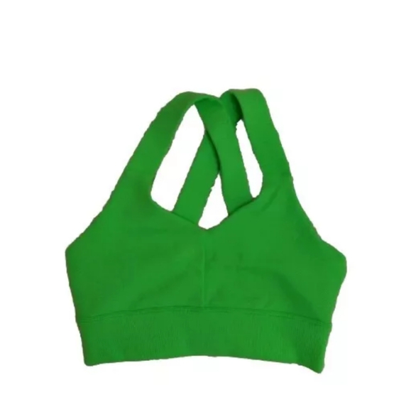 ALO Emulate Sports Bra Green Glow Size L - Picture 3 of 4